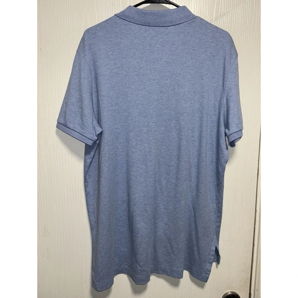 Polo‎ Ralph Lauren Shirt Mens XL Blue Pony Pique Mesh Short Sleeve